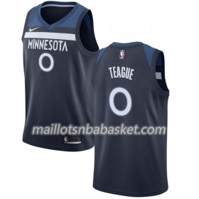 Maillot Homme Minnesota Timberwolves Jeff Teague 0 Nike 2017-18 Navy Swingman
